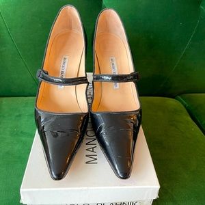 Manolo Blahnik Campari Mary Jane Pump